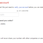 verfication code