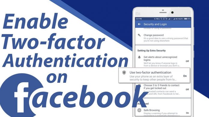 facebook me two factor authentication kaise enable kare