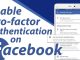 facebook me two factor authentication kaise enable kare