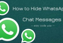 Whatsapp chats ko hide kaise kare