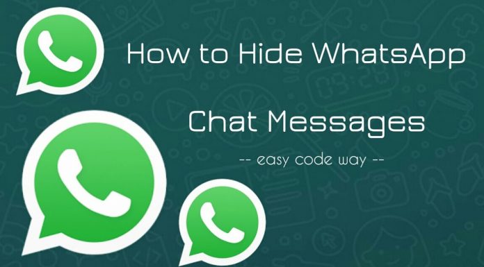 Whatsapp chats ko hide kaise kare