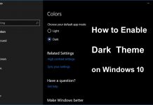 Windows theme ko dark kaise kare