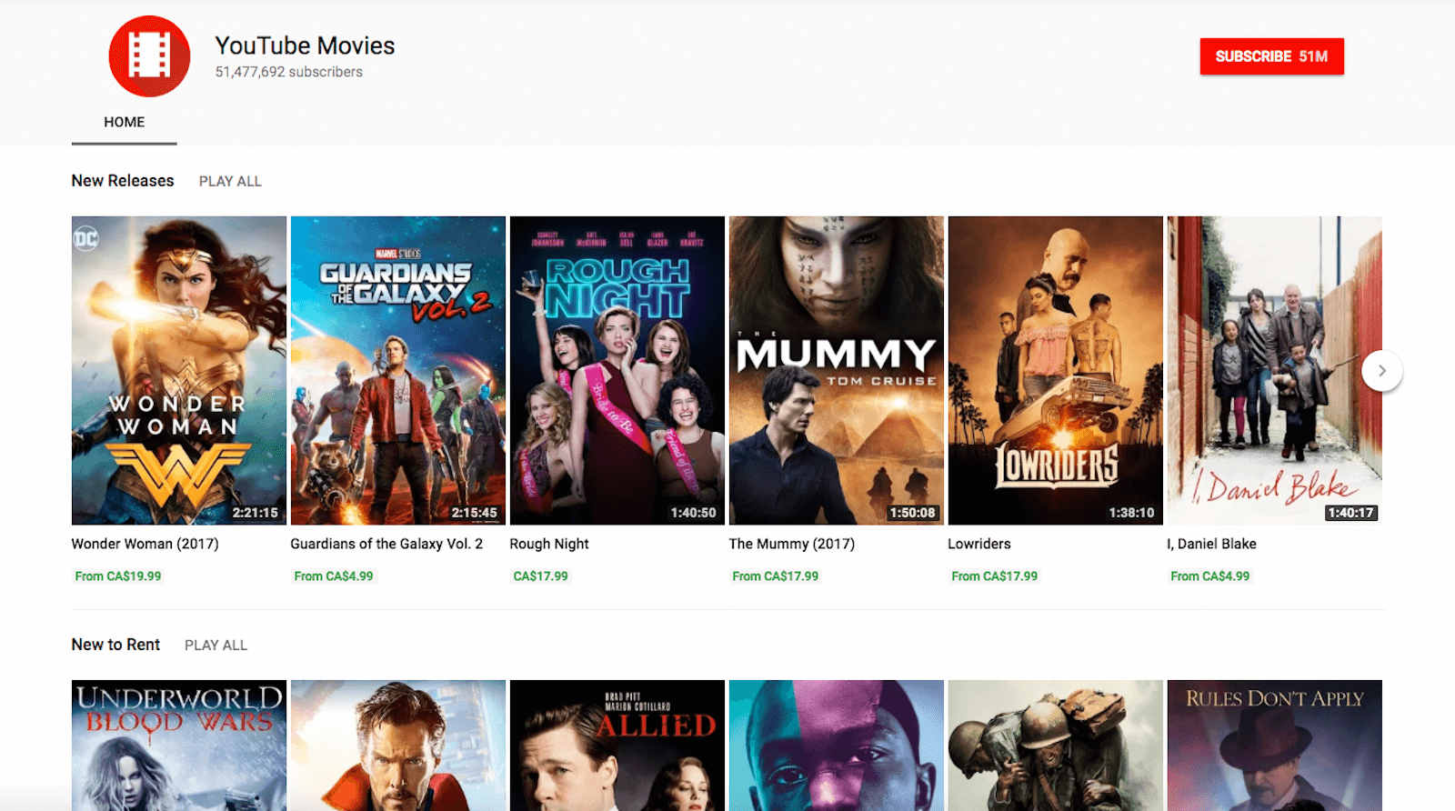 youtube movies kya hai