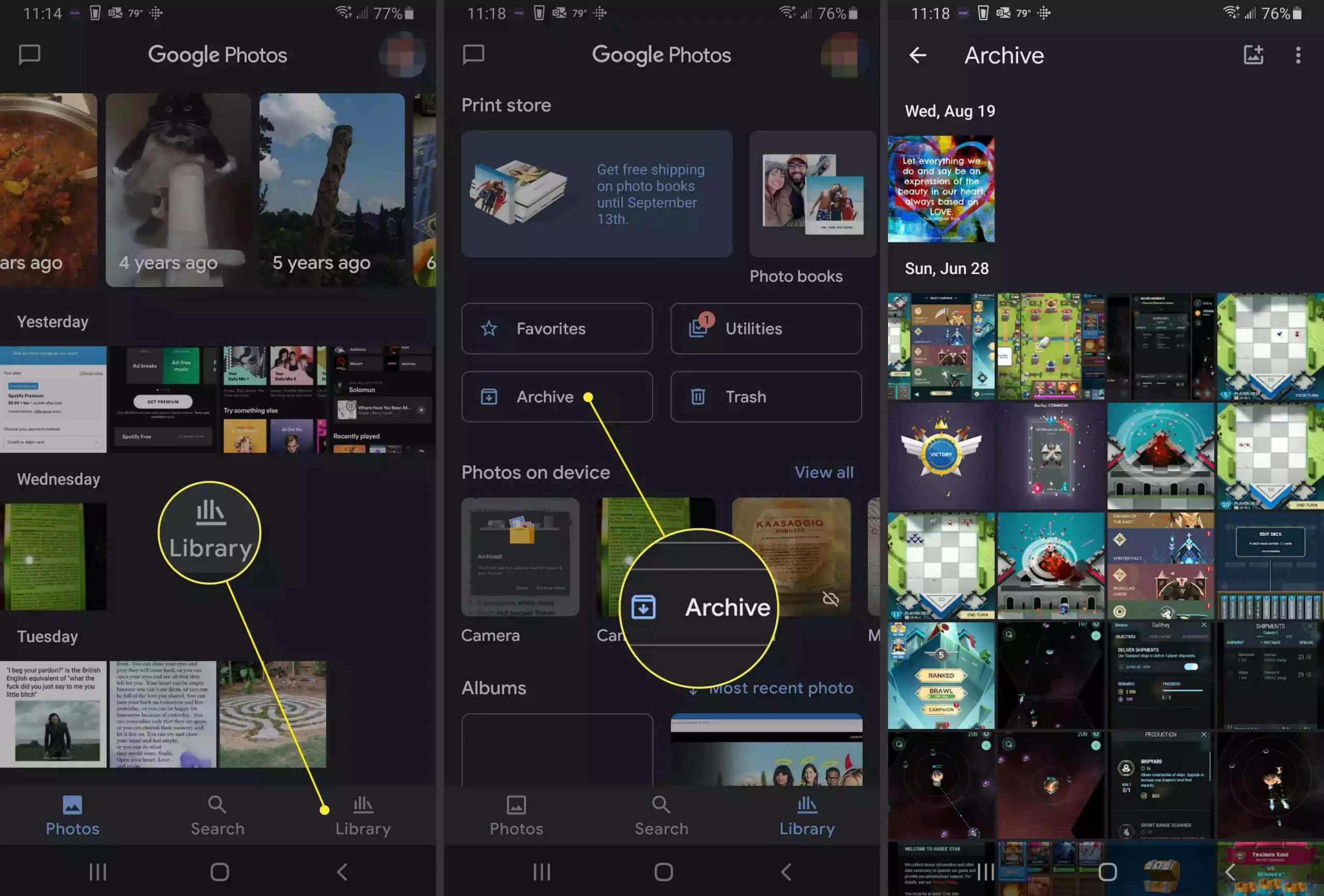 Hide Photos in Android