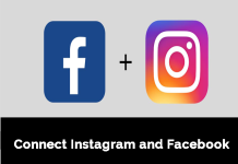link instagram and facebook