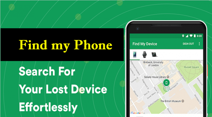 How to find a lost Phone