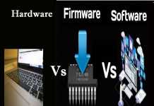 hardware vs software vs firmware